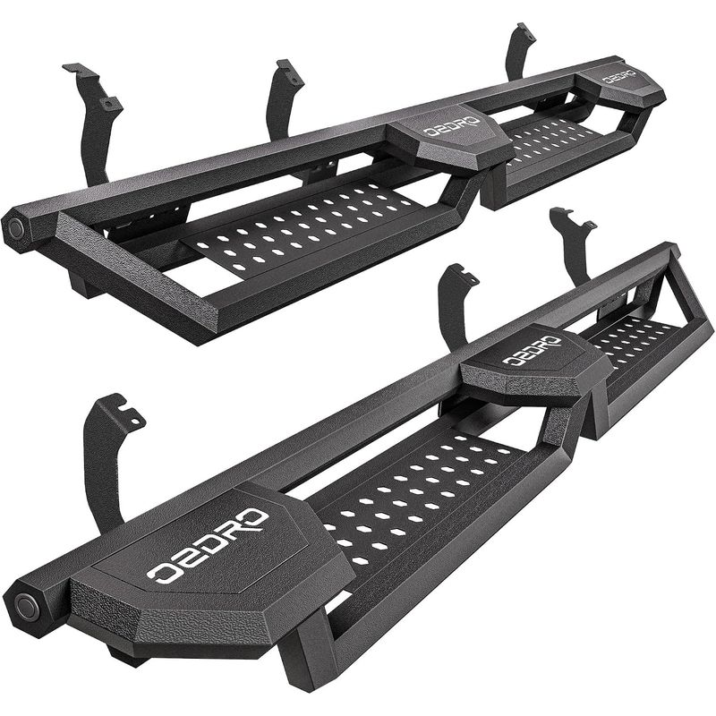 Toyota Tundra running boards, Tundra CrewMax side steps, 2022-2026 Tundra step bars, heavy duty nerf bars Tundra, dual step running boards, 6.8 inch drop step bars, carbon steel side steps truck, off road running boards Tundra, truck side steps CrewMax, bolt on nerf bars Tundra, OEDRO running boards Tundra, truck step bars heavy duty, pickup side steps Toyota Tundra