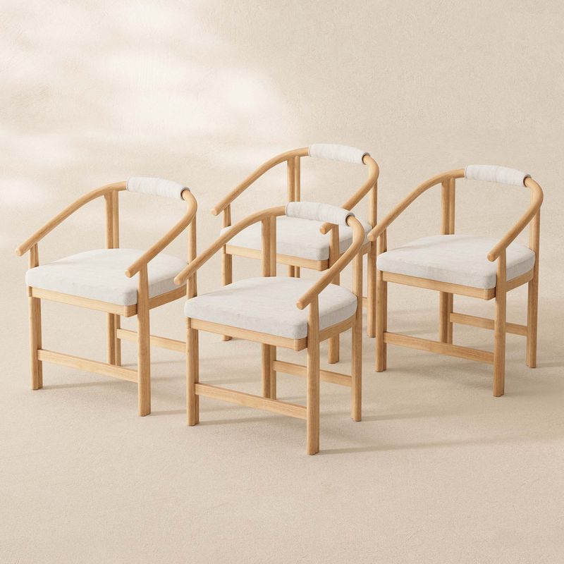 beige dining chair,scandinavian dining chair,barrel dining chair,curved back dining chair,wingback dining chair,dining table chair with arms,modern dining chair,mid century modern dining chair,solid wood dining chair,upholstered dining chair,dining chair fabric