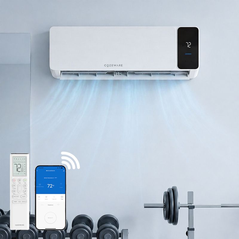 High-performance mini split system for home and workshop, providing fast and efficient cooling