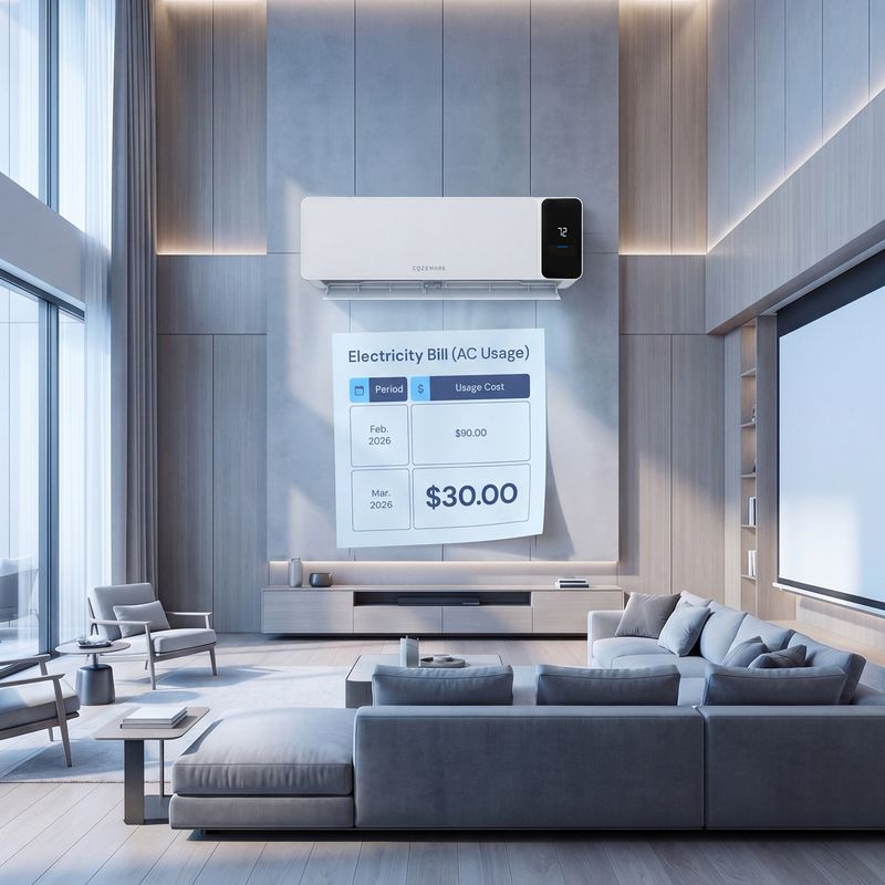 24000 btu mini split AC cuts energy costs – save around $60 every month
