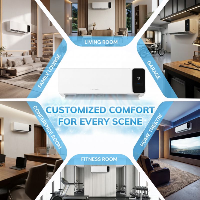 24000 btu mini split AC, providing customized comfort and fast cooling in every room