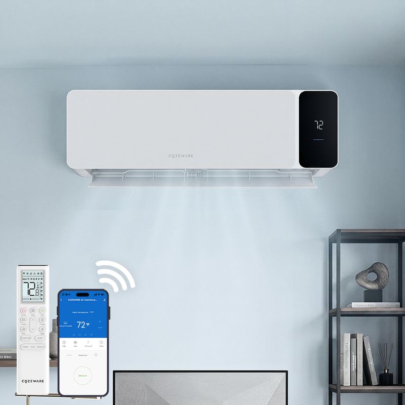 COZEWARE Visio Series 18000 BTU 20 SEER2 Ductless Mini Split AC with Heat Pump, 230V
