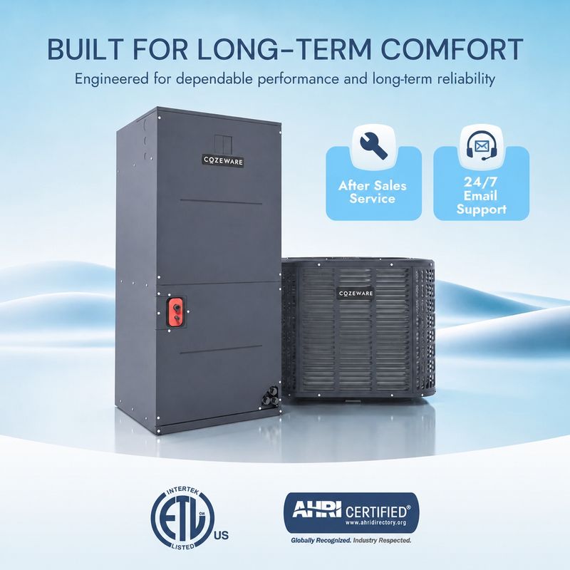 Air handler system delivering consistent performance for worry-free indoor climate control