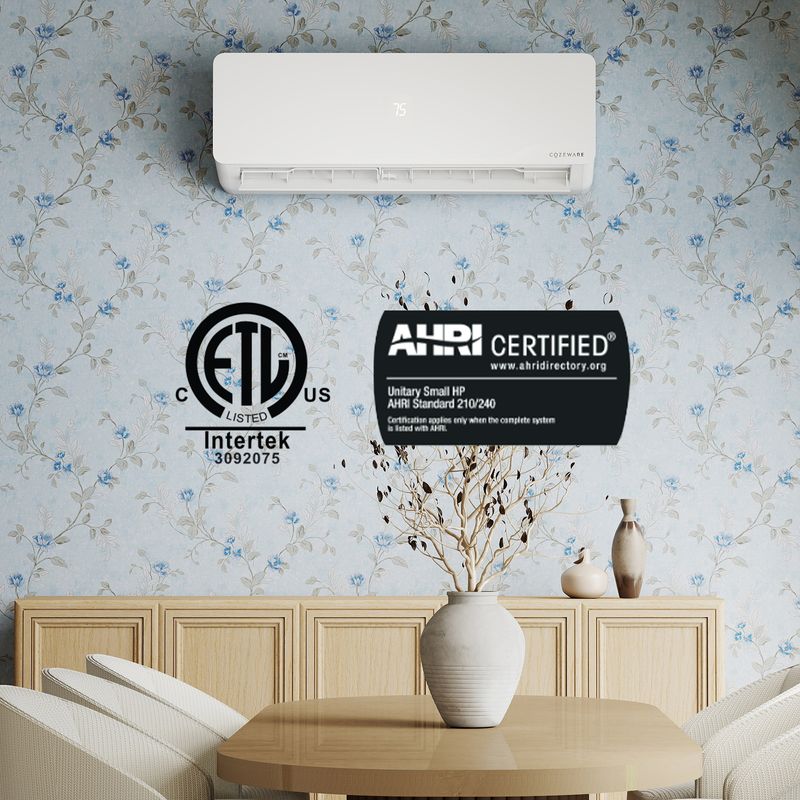 certifications of ductless air conditioner