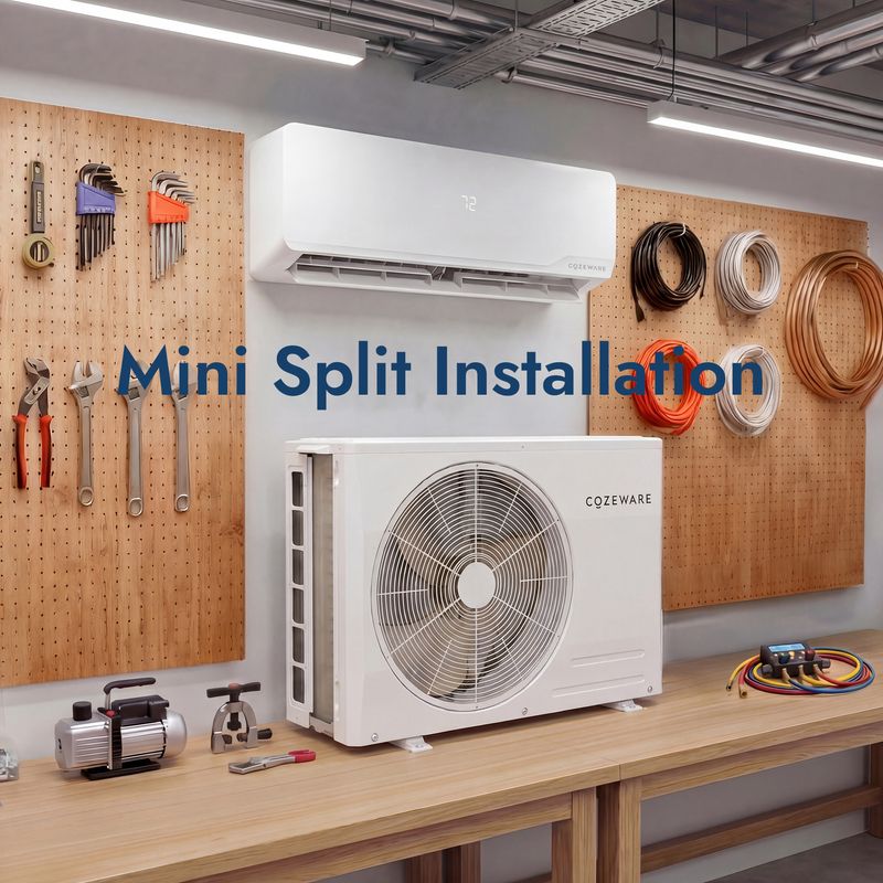 installation video of 18000 btu mini split