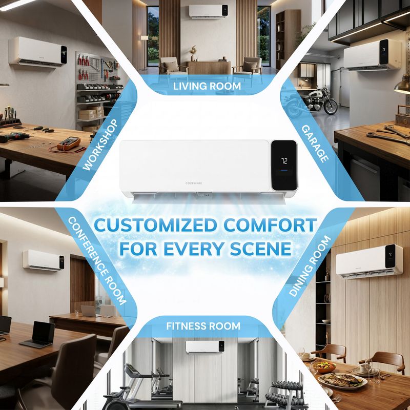 24000 btu mini split AC, providing customized comfort and fast cooling in every room