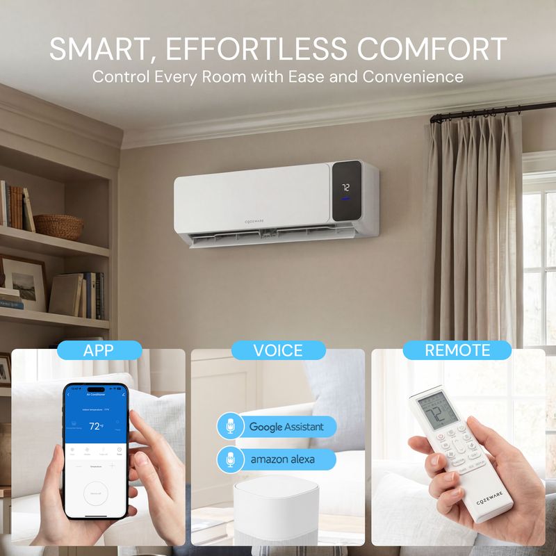 App, voice, and remote control for smart and convenient operation