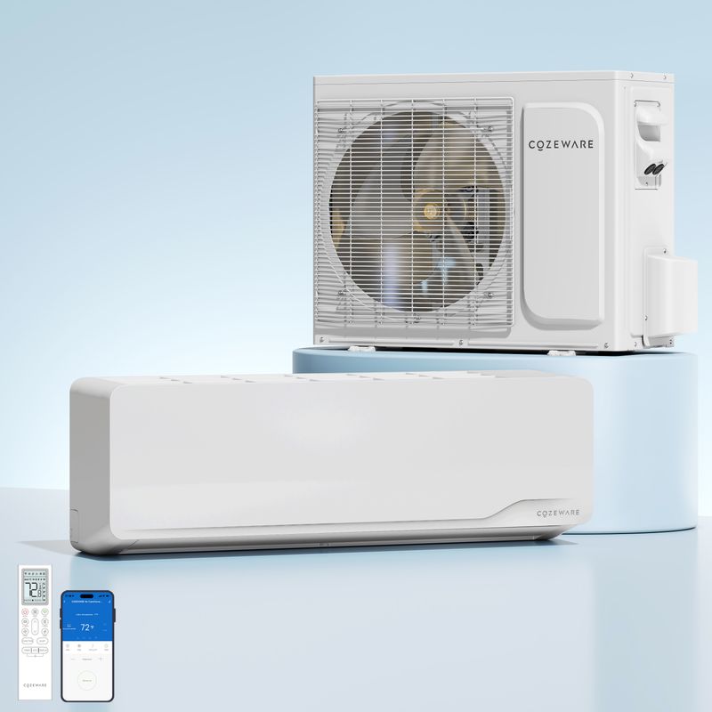 COZEWARE Enduring Series 9000 BTU 18 SEER2 Mini Split Air Conditioner, 115V