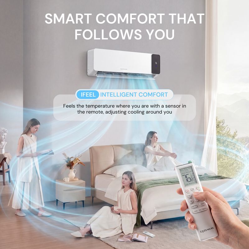 Smart comfort that adapts to you with iFEEL mode