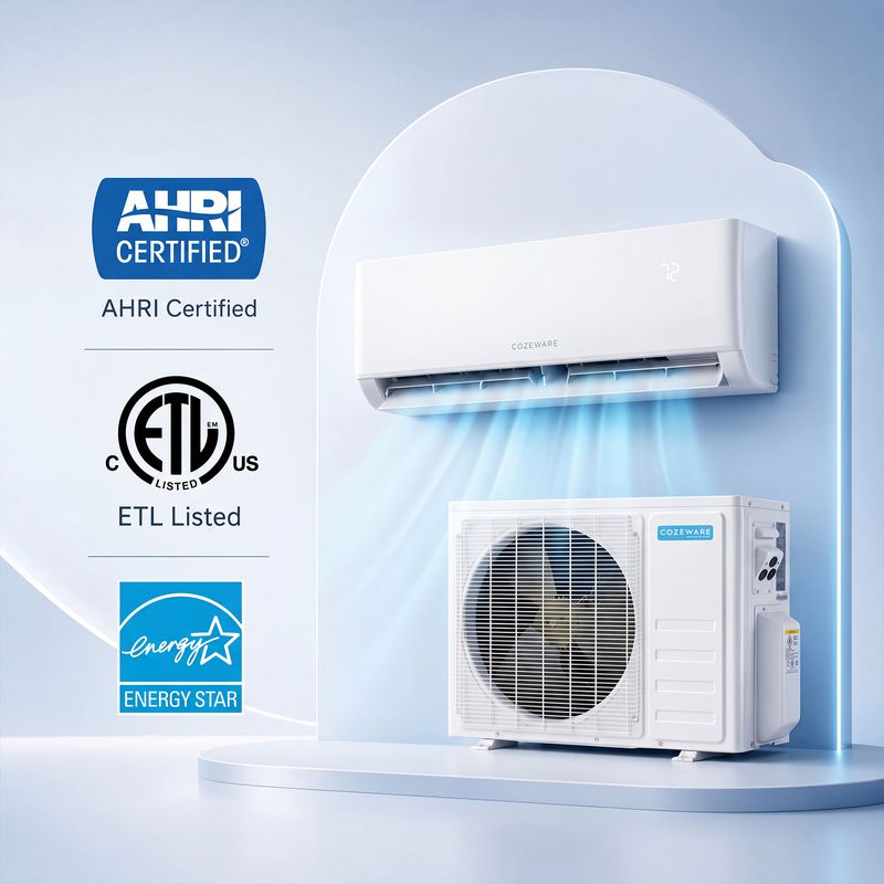 certifications of 28000 BTU 3-Zone Mini Split