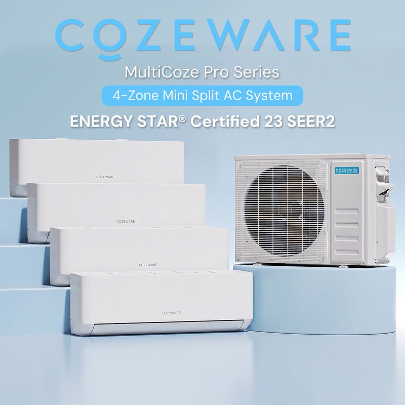 38000 BTU 4-Zone Mini Split
