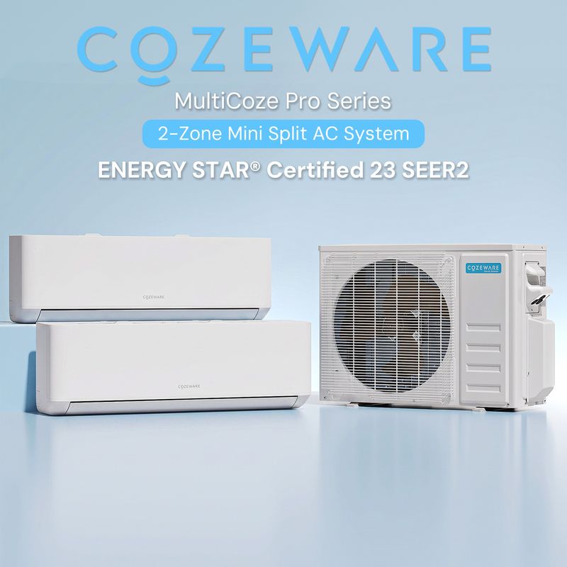 18000 BTU 2-Zone Mini Split
