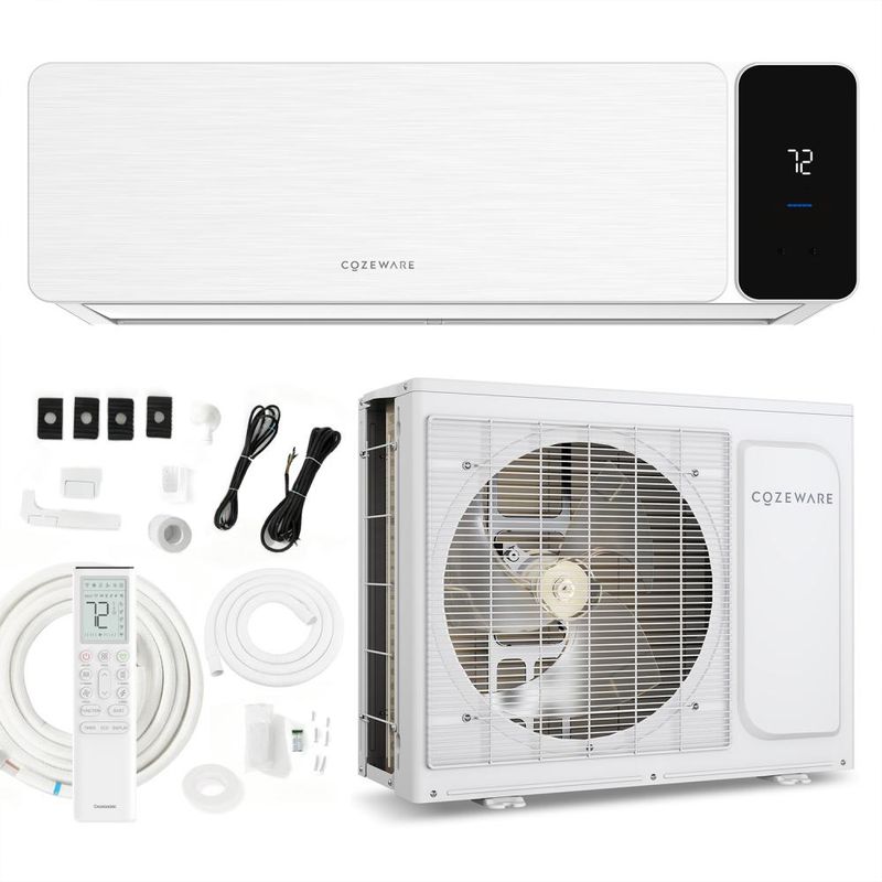 High-performance ductless mini split system for home and garage, providing fast and efficient cooling