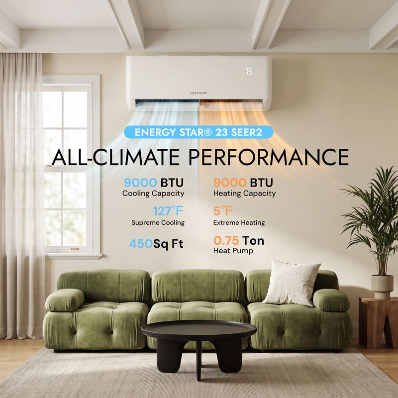 23 SEER2 9000 BTU Mini Split