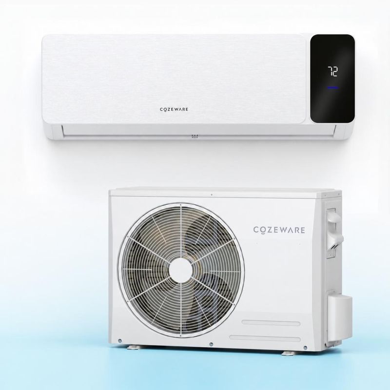COZEWARE Visio Series 18000 BTU 20 SEER2 Ductless Mini Split AC with Heat Pump, 230V