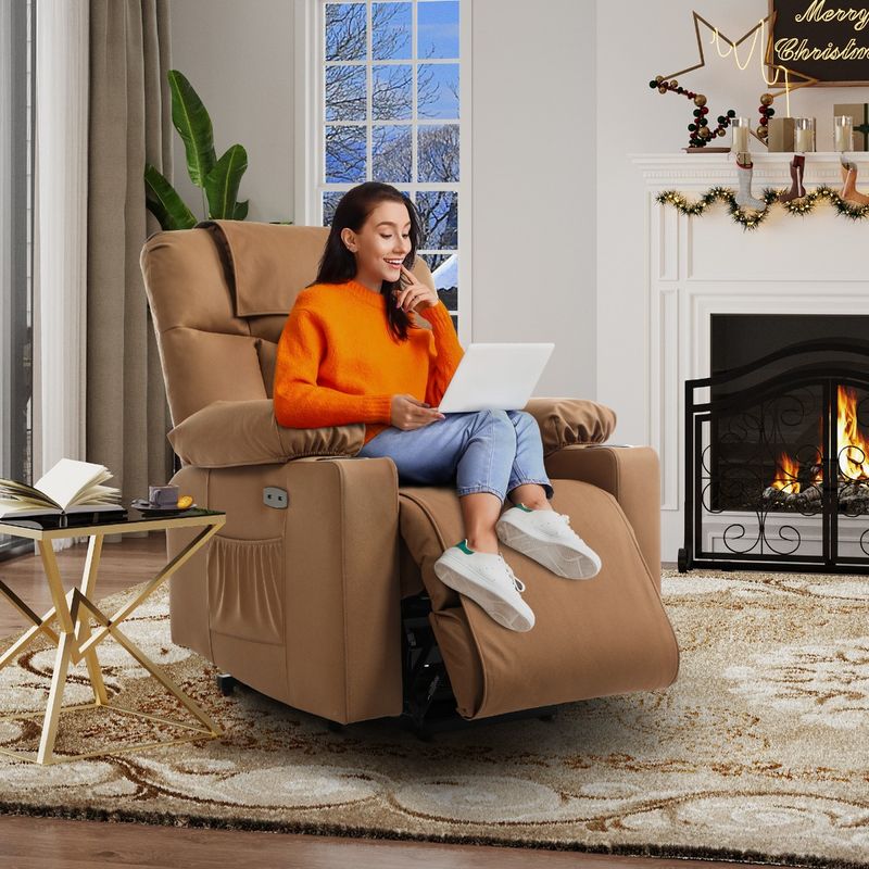 Yitahome Power Lift Recliner Chair PU Leather Recliner Chair with