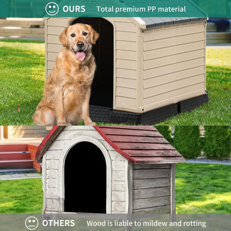 plastic dog house
