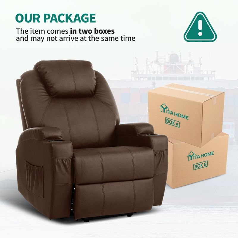 Yitahome Power Lift Recliner Chair Brown