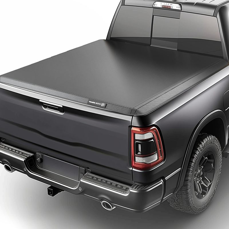 Soft Quad Fold 2015-2025 Ford F-150, Styleside 5.5 ft Bed Truck Bed Tonneau Cover-YITAMOTOR