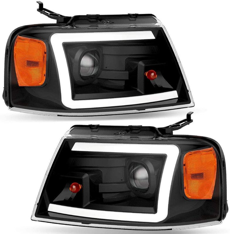 LED Headlights Assembly with Projector for 2004-2008 Ford F150 Pickup