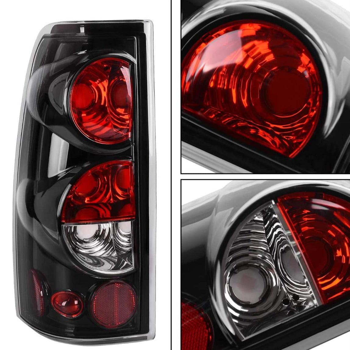 Side view of YITAMOTOR® 2003-2006 Chevrolet Silverado 1500/2500HD Chrome Housing Headlight Assembly + Taillights