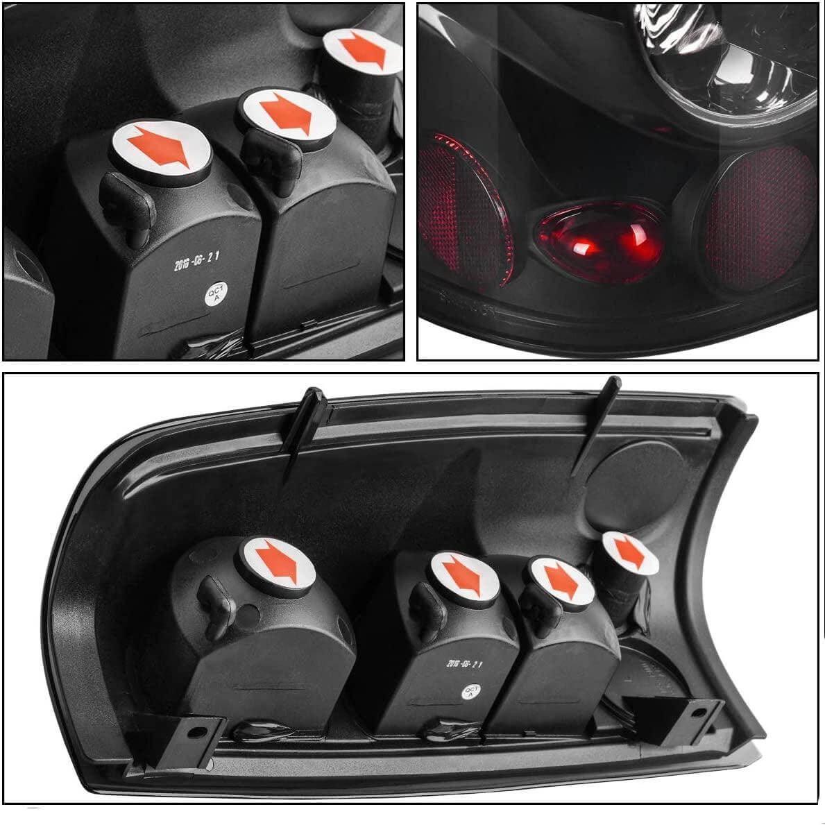 Side view of YITAMOTOR® 2003-2006 Chevy Silverado/2007 Chevrolet Silverado Classic Headlight Assembly and Tail Lights Combo Set