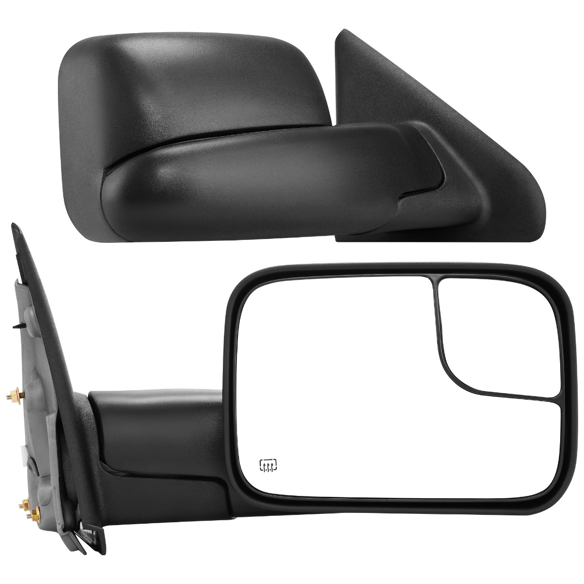 YITAMOTOR® 2005-2015 Toyota Tacoma Tow Mirrors, Power Adjustable Heated Rear Side Mirrors