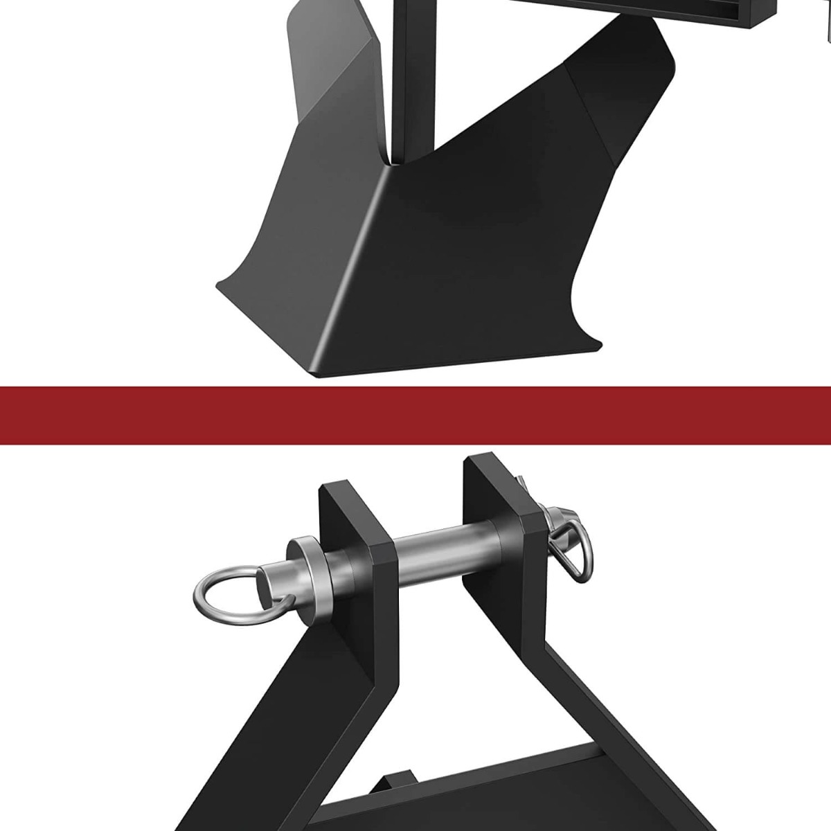 Side view of YITAMOTOR® Middle Buster for Category 1, 3 Point Quick Hitch Tractors, Heavy Duty Steel Potato Plow