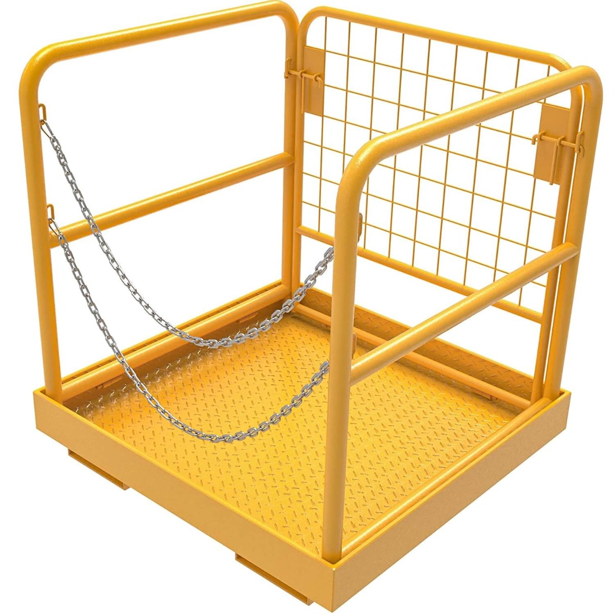 YITAMOTOR® Forklift Safety Cage 36""x36"", 1150LBS Capacity Forklift Work Platform