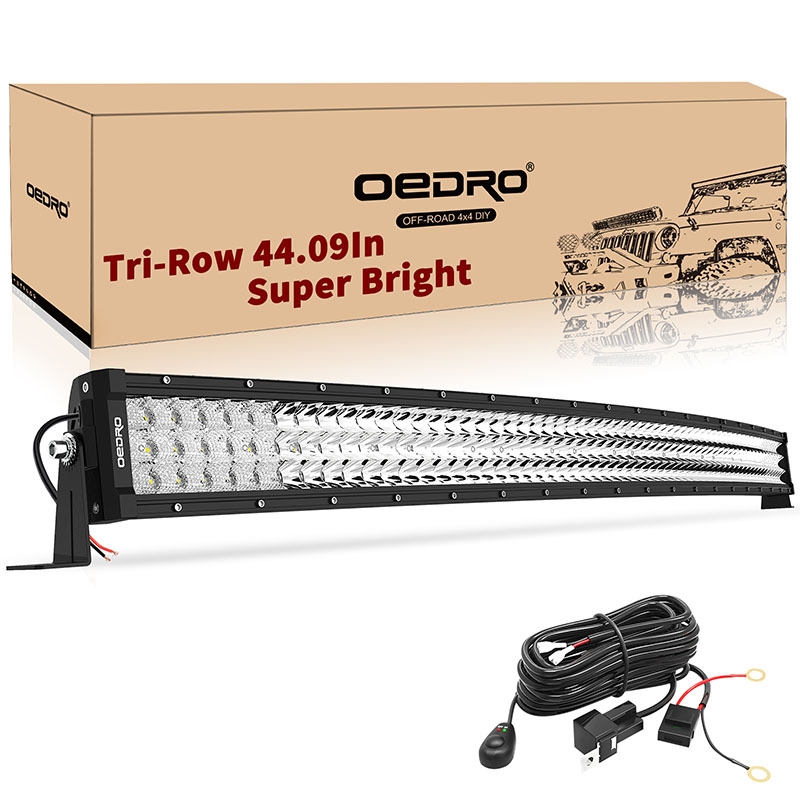 CO LIGHT 3-Rows Led Light Bar Curved 780W 42 inch Offroad