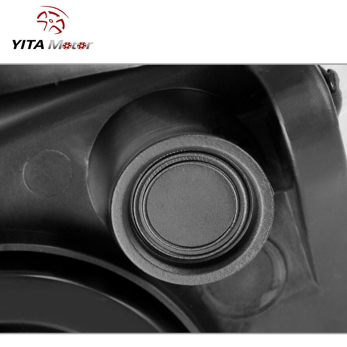 Side view of YITAMOTOR® 2003-2006 Chevy Silverado Chroming Headlight + Black Tail Lights Set