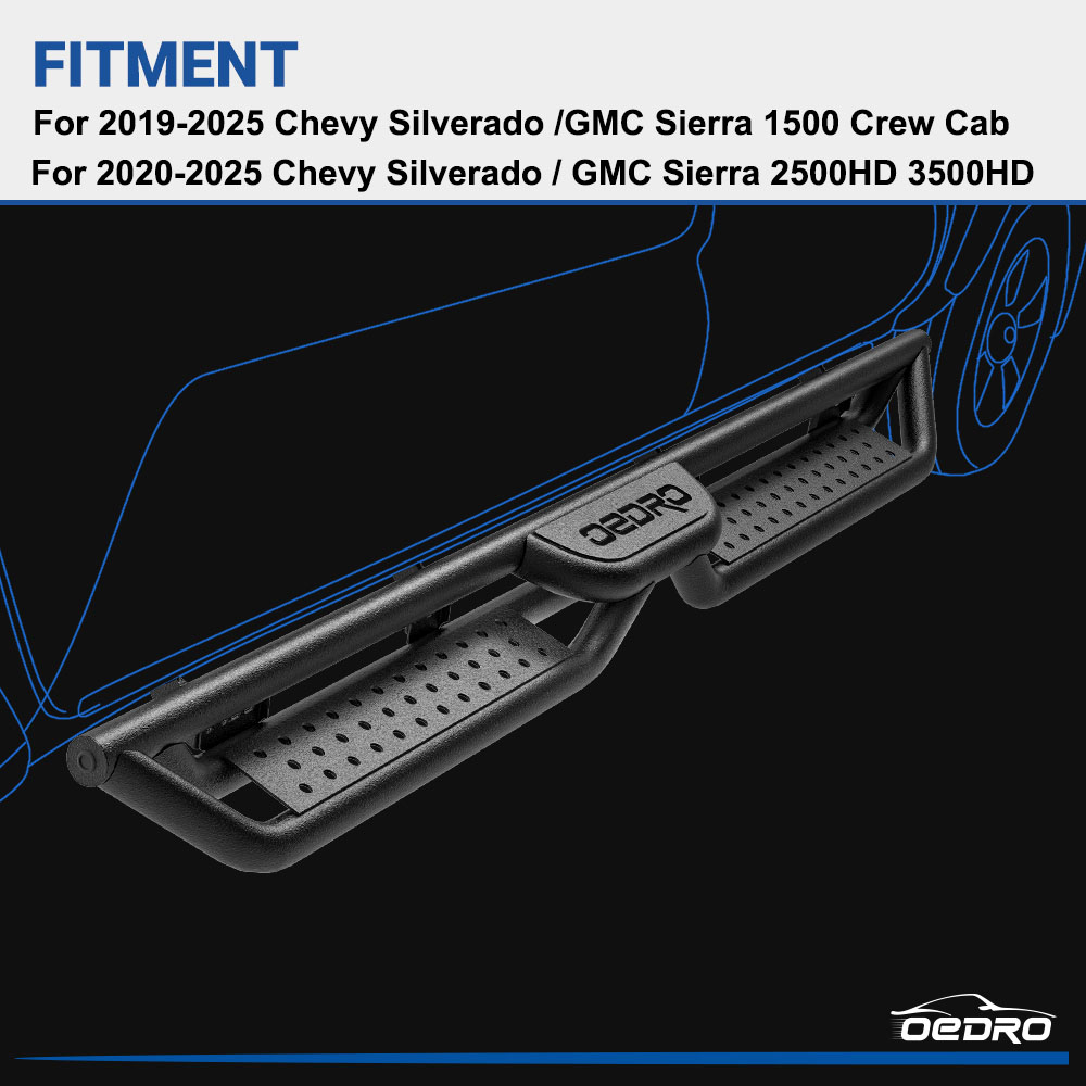 TAC Side Steps Fit 2019-2023 Chevy Silverado/GMC Sierra 1500-281438