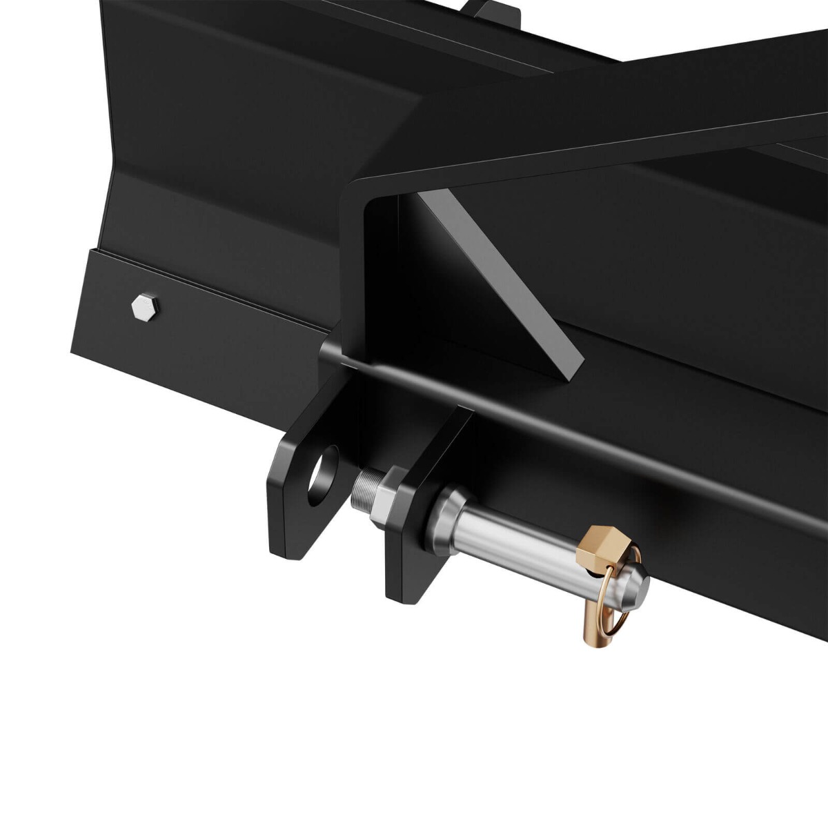 Side view of YITAMOTOR® 52" Width CAT-0 & Cat 1 Rear Grading Blade for Grading Driveways Scraping Heavy
