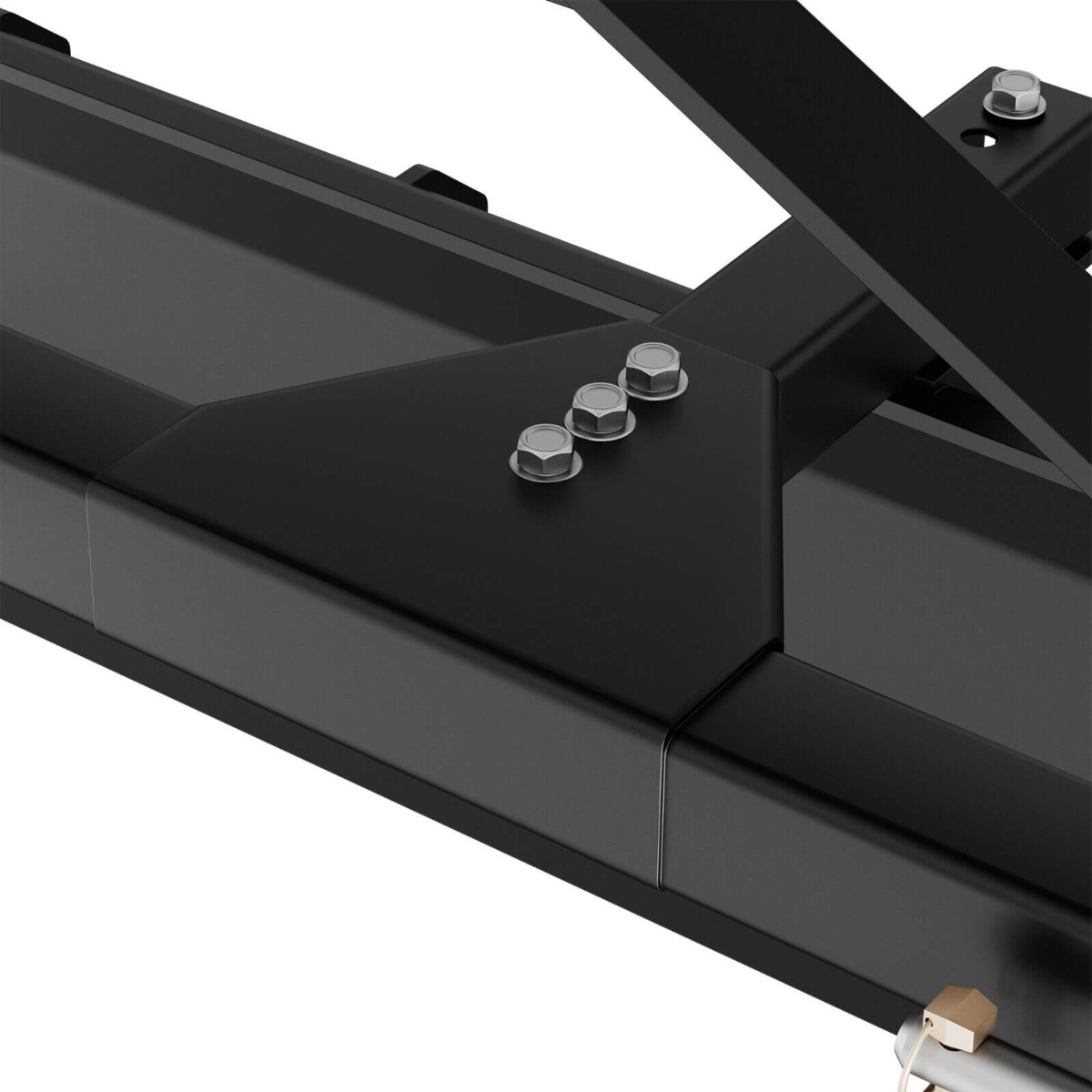 Side view of YITAMOTOR® 52" Width CAT-0 & Cat 1 Rear Grading Blade for Grading Driveways Scraping Heavy