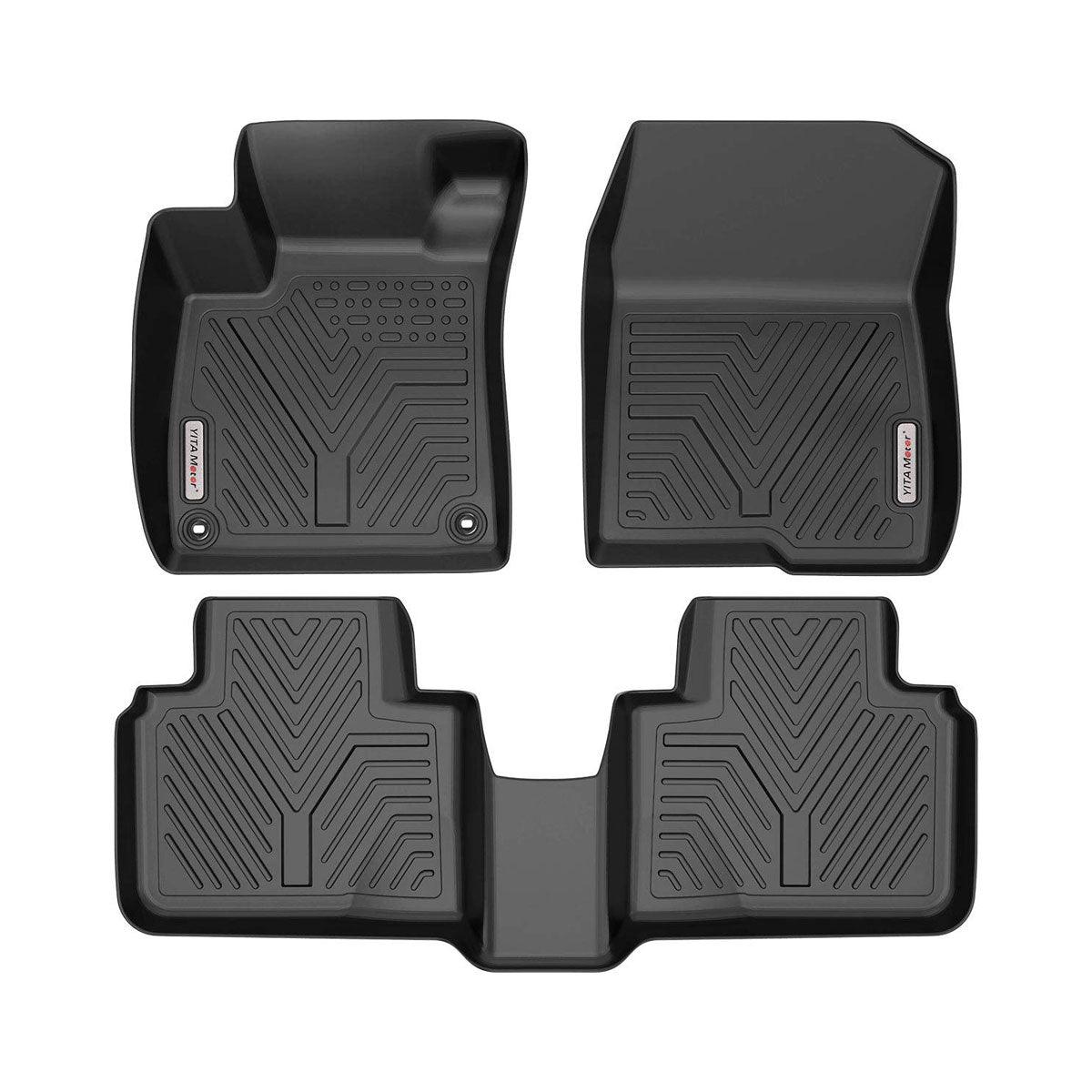 YITAMOTOR® Floor Mats For 2018-2022 Honda Accord, 1st & 2nd Row All Weather Protection