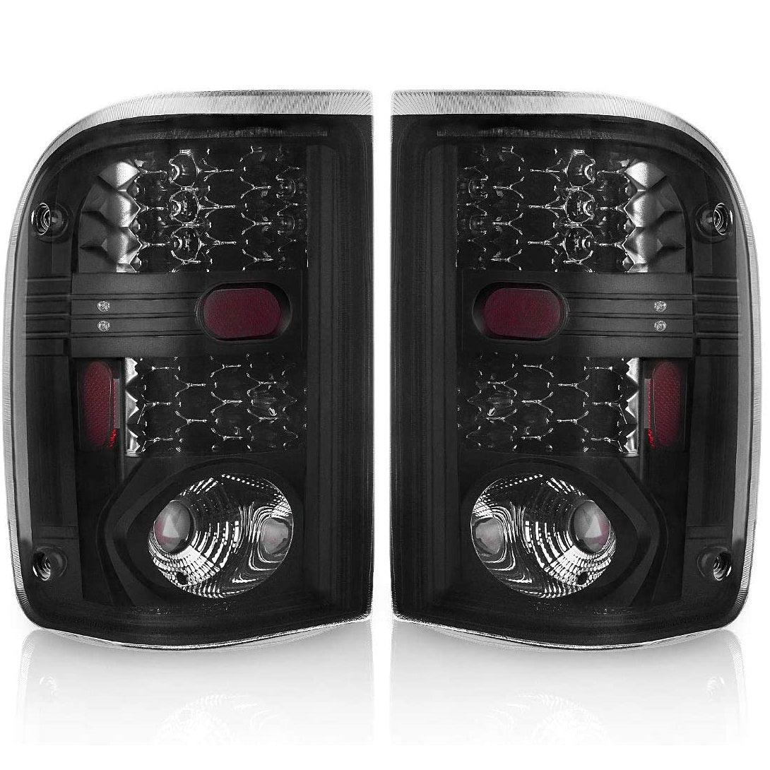 2001-2005 Ranger Lights LED Tail Lights For 2001-2005 Ford Ranger Black Smoke Rear Lamps Left Right M 1137783