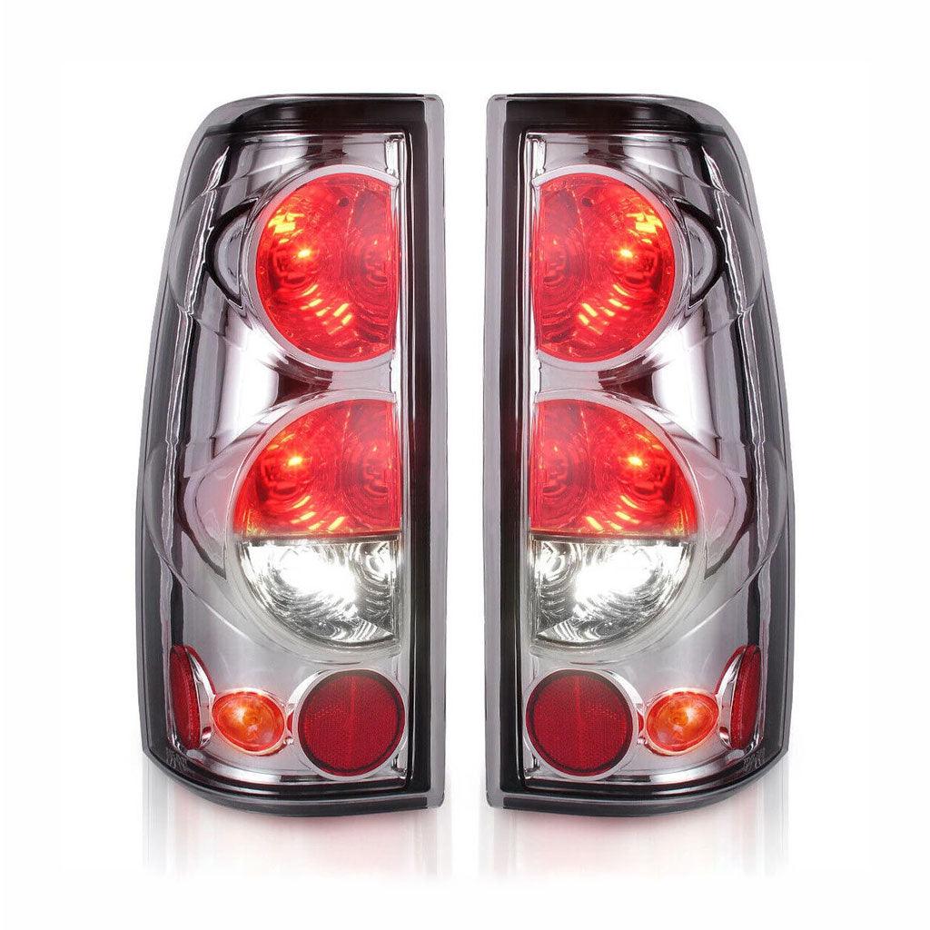 YITAMOTOR® PAIR Tail Lights for 99-06 Chevy Silverado 1500 2500/01-06 Silverado 3500/1999-2002 GMC Sierra