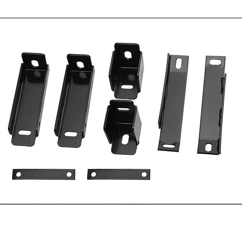 Side view of YITAMOTOR® 1999-2018 Chevy Silverado GMC Sierra Extended Cab 3'' Running Boards Side Step Nerf Bars