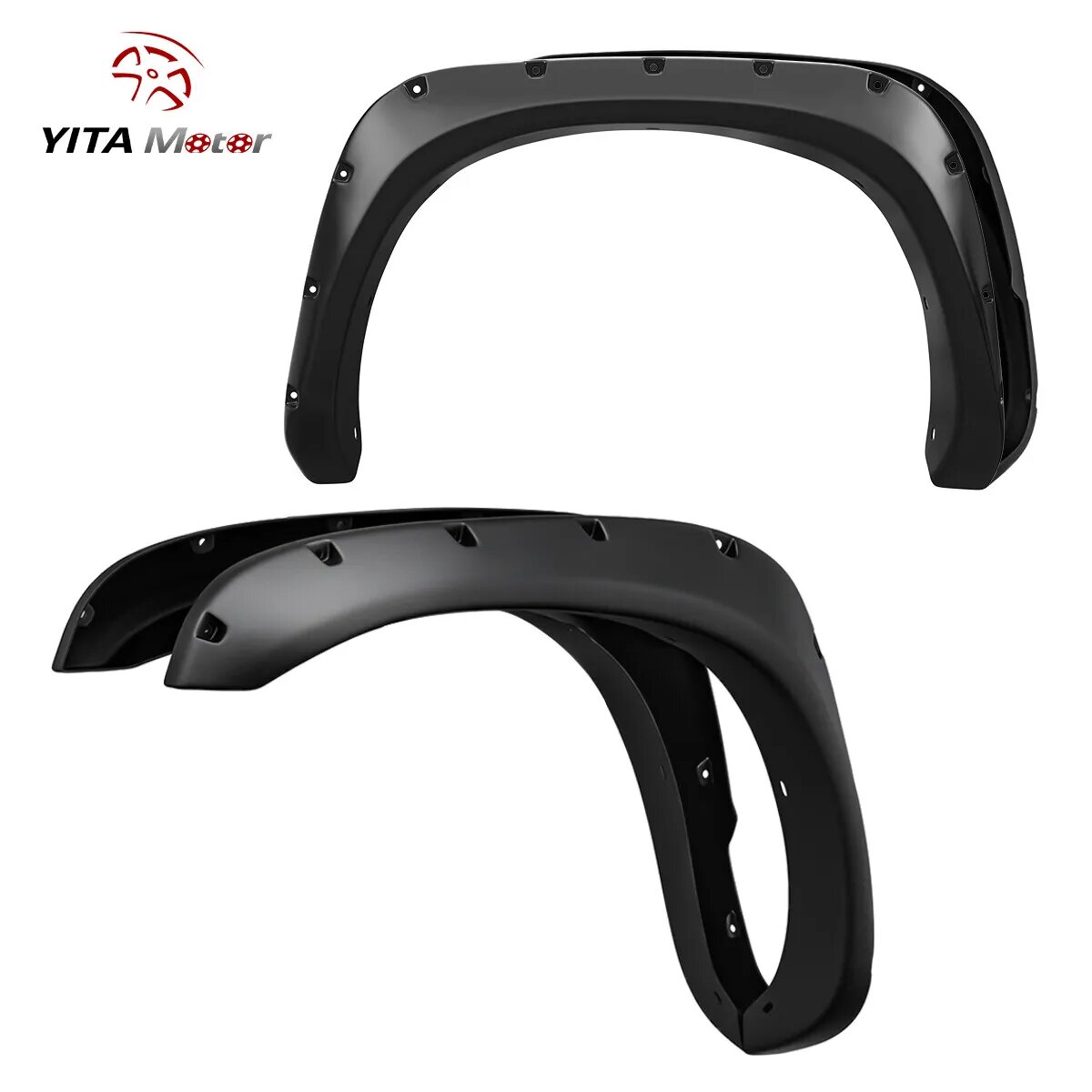 YITAMOTOR® Fender Flares Pocket Rivet for 02-08 Dodge Ram 1500/03-09 Ram 2500 3500 Textured (Fleetside Models Only)